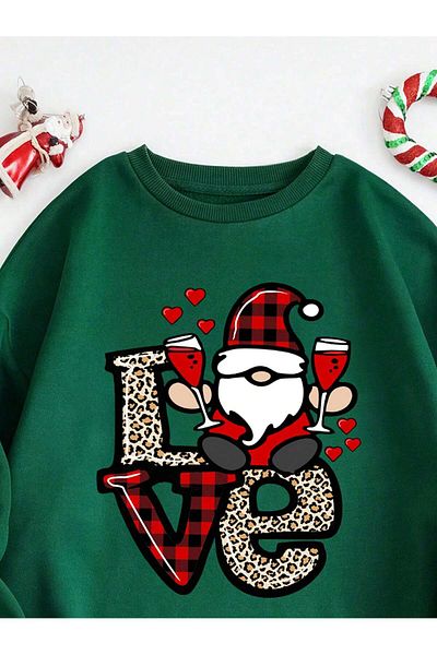 Vordevia Φούτερ Love Printed Oversize