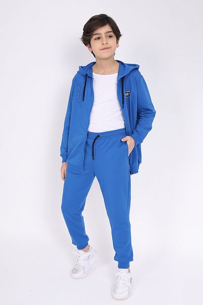 Toontoy Boy's Embroidered Tracksuit Set