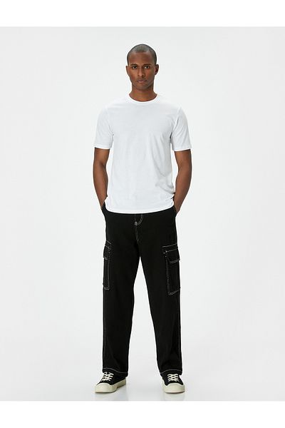 Koton Slim Fit Crew Neck Basic T-Shirt - κοντομάνικο