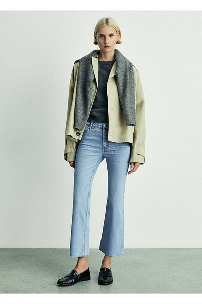 MANGO Woman Pantaloni Sienna Flare Crop Jean