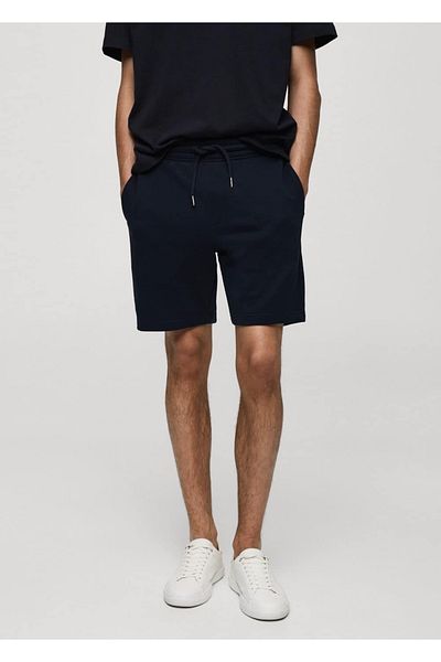 MANGO Man Jogger βαμβακερό σορτς jogger