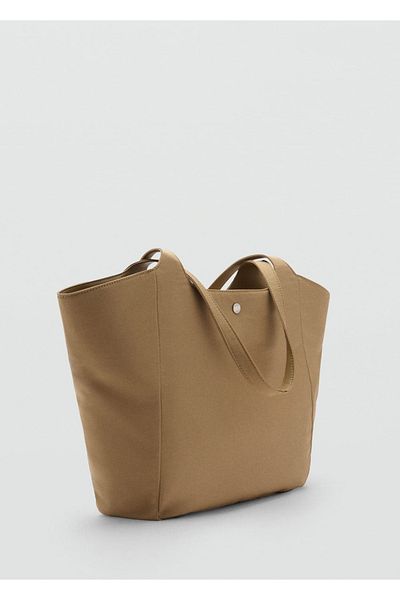 MANGO Woman Geanta din nailon cu manere duble
