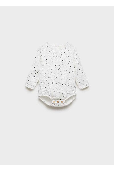 MANGO Baby Desenli Pamuklu Body
