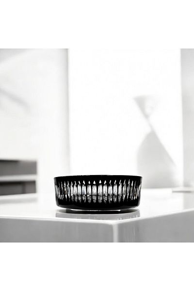 Paşabahçe Crystal Handwork Decor 25 cm Black Bowl