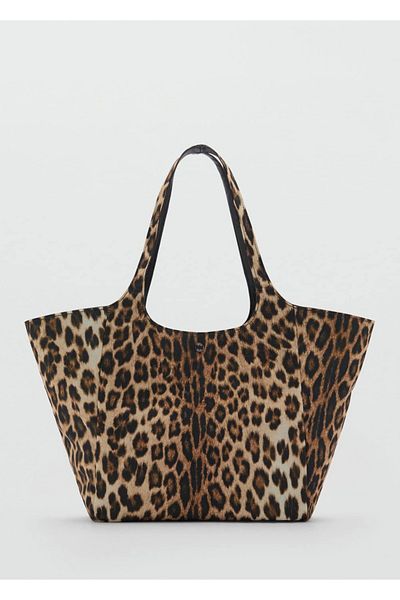 MANGO Woman Nylontasche mit zwei Henkeln