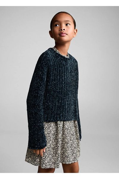 MANGO Kids Sweter szenilowy