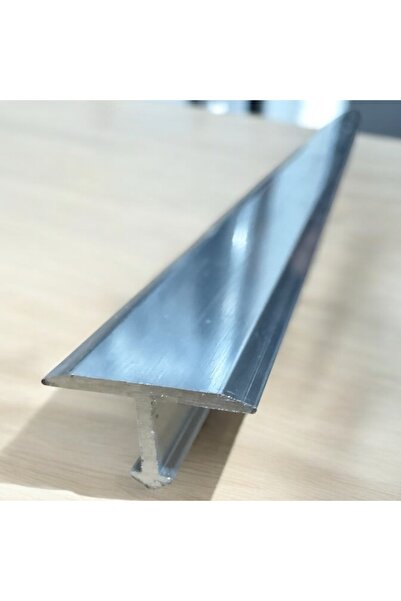 Nalbur Bakkal Alüminyum Krom Parlak Parke Eşik Profili T Model 3 Adet