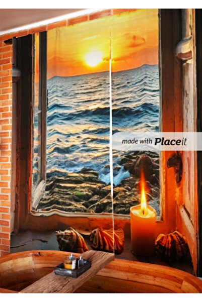 Elmas Dizayn ÖZEL ÜRETİM  3D DİJİTAL BASKI 140 CM * 240 ÇİFT KANAT 2 ADET FON...