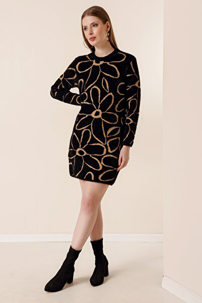 Vaveyla Soft Texture Women's Knitwear Dress