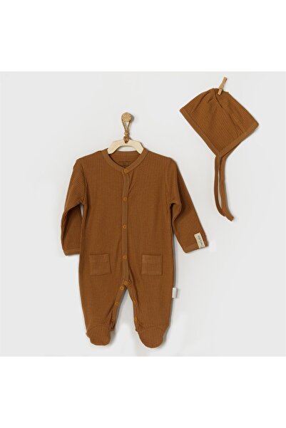 andywawa Ac22201 Baby Romper Set Romper Hat Set Modal Natura