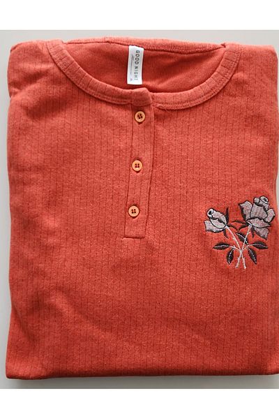 GOOD NİGHT Battal Size Interlock Mother Pajamas Set 1912