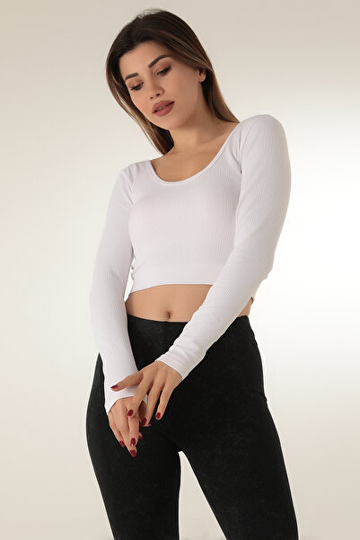 Doremi Безшовний бюстгальтер без бретелей з довгими рукавами та шнурівкою