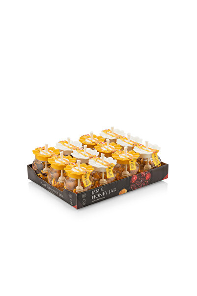 QLUX IDEAS Honey Jar Design Honey Jar with Spoon Honey Cannabis