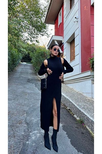 ForOre 2-Piece Knitwear Bolero Dress Set - Ayri