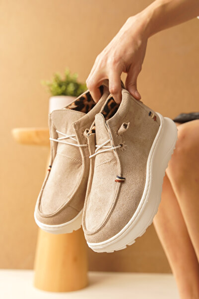 Cananın Pabuçları KCL 0337 KALIN TABAN SÜET BOT