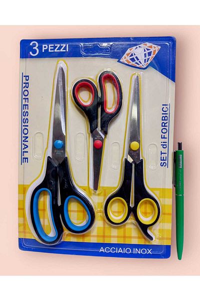 izmir yazici servis Tailor Scissors Office Scissors Hair Scissors Set of 3 Vinson Zero Ballpoint Pen Gift Set