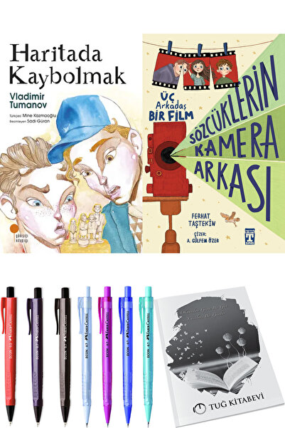 Günışığı Kitaplığı Sözcüklerin Kamera Arkası ve Haritada Kaybolmak 2li Set + Hediyeli