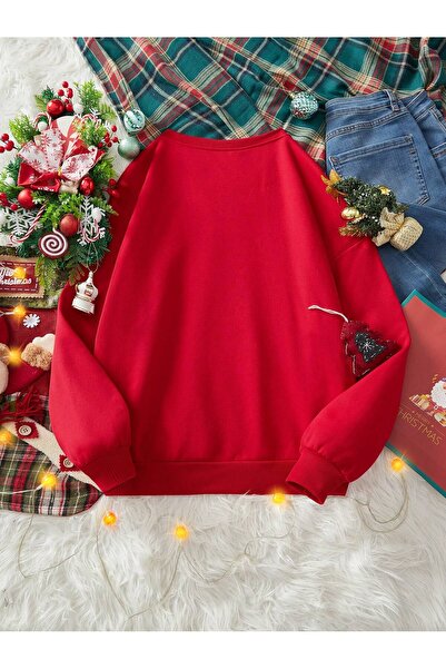 Vordevia Veselé Vánoce - Mikina s potiskem pro páry, oversize střih