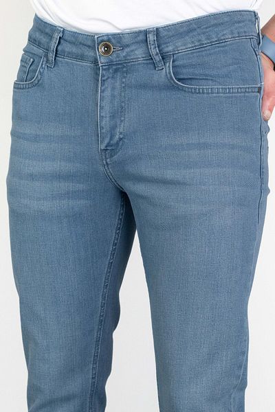 HLT JEANS Мъжки син тънък дънков панталон от ликра Hlthe001941