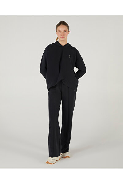 SKECHERS W Soft Touch Wide Leg Sweatpant Kadın Siyah Eşofman Altı S242153-001