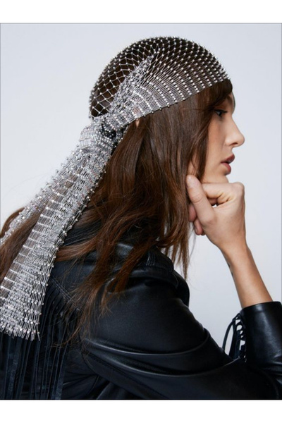 ZEKAS FASHION Μπαντάνα με κρυστάλλινη πέτρα