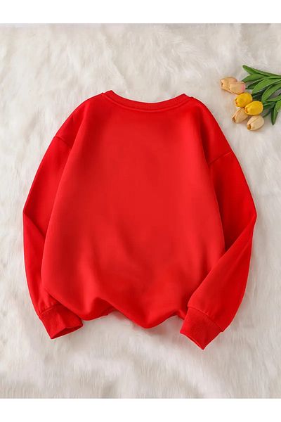 Karatopak Hanorac oversize unisex cu decolteu cu imprimeu