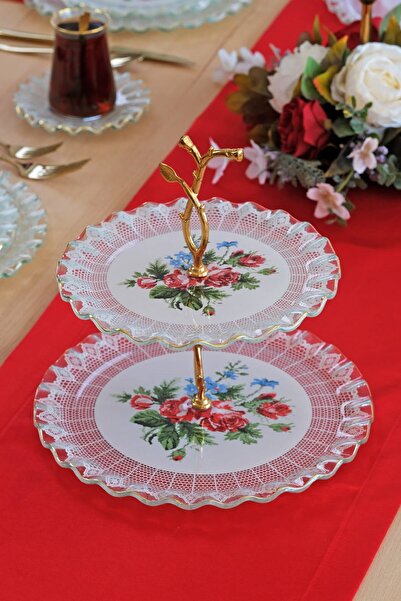 Glore Maudie Gold Gilt Glass Cookie Holder