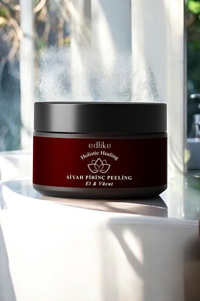 EDLIKE Natural Peeling Black Rice Body Scrub