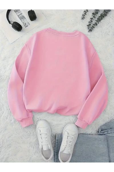 Karatopak Hanorac oversize unisex cu decolteu cu imprimeu