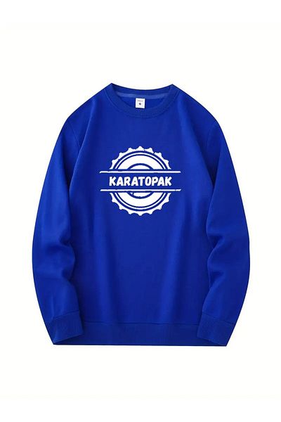Karatopak Hanorac oversize unisex cu decolteu cu imprimeu