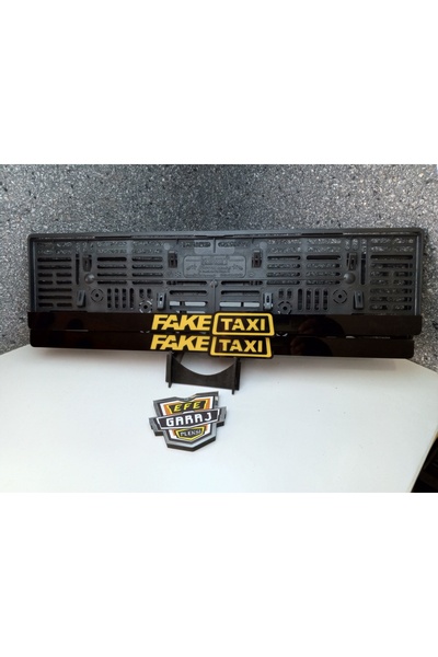 Araç Pleksi plakalık lazer kesim standart ebat kişiye özel FACETAXI