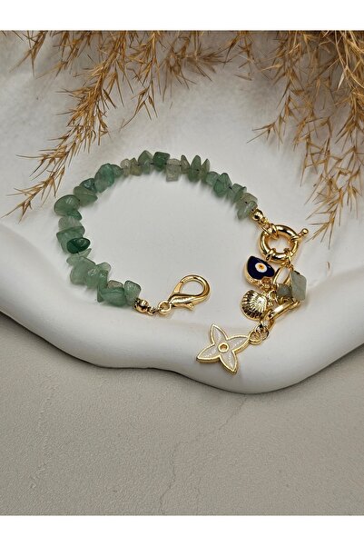 AURA Doğaltaş Bileklik Aventurin (şans) taşı