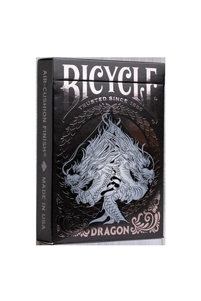 OyuncaklarÜlkesi Dragon Back Black Premium Playing Card - Limited Edition Collectable Playing Cards