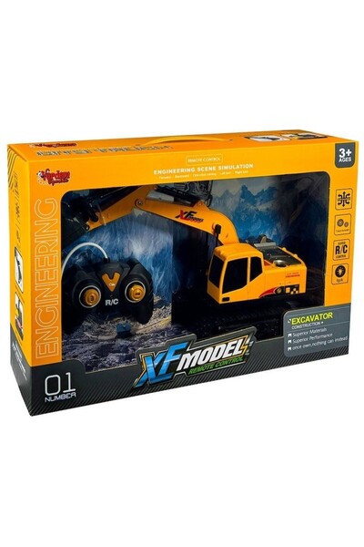 Vardem Uzaktan Kumandalı Full Fonksiyon Şarjlı XFModel Kazıcı (Metal Kepçe)