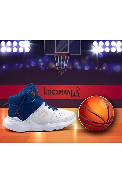 KOCAMANLAR Pantofi de baschet albastri pentru copii Arizon unisex