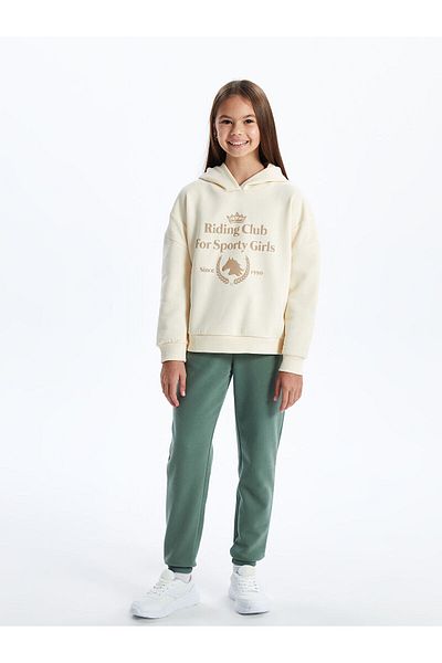 LC Waikiki Lcwk Hooded Girl's Thick Sweatshirt