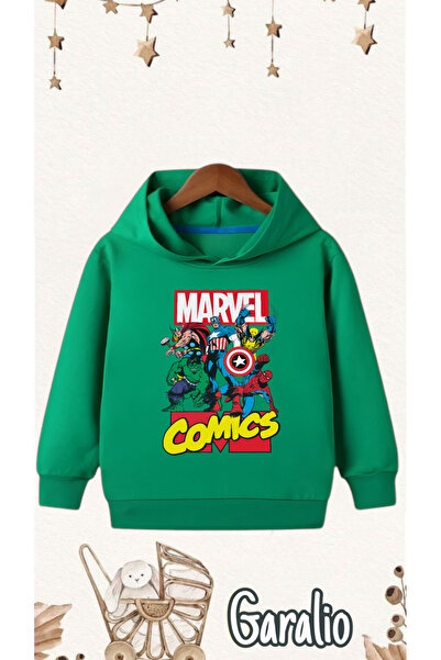 Garalio ΠΑΙΔΙΚΟ ΦΟΥΤΕΡ ΜΕ ΚΟΥΚΟΥΛΑ MARVEL PRINT