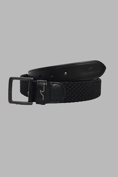 PAUL&SHARK Men's Adjustable Logo Casual Black Belt 14316002 -011