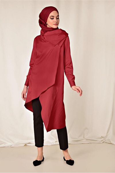 Alvina Asymmetrical Cotton Tunic 4095