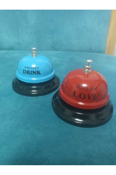 GenelTedarik Reception Table Bell Blue