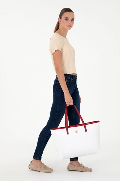 U.S. Polo Assn. Women's White Shoulder Bag 50293660 -Vr013