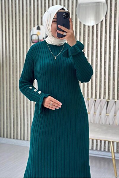 TRENDTESETTÜR ΓΥΝΑΙΚΕΙΟ ΜΠΛΕ (PETROL) ΠΛΕΚΤΟ ΦΟΡΕΜΑ T 2565