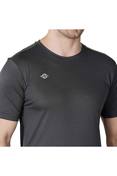 Nivia Hydra Fitness Jersey (DARK GREY, MEDIUM) | Polyester, Rapid Drying, Regular Fit