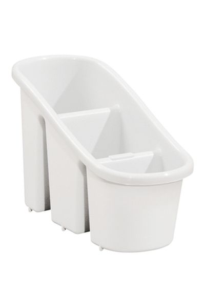 CURVER ,Essentials,Plastic Cutlery Holder,White,14Cm