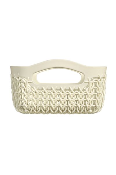 CURVER ,Knit,Mini Basket Square,1.3L,Off White Color