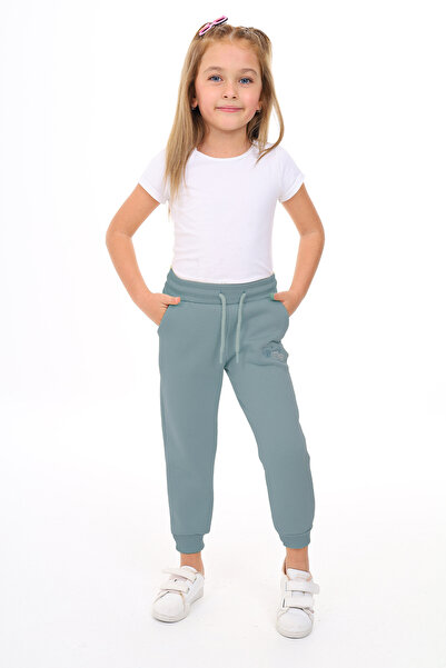 Toontoy Κοριτσίστικο κεντημένο παντελόνι αθλητικής φόρμας