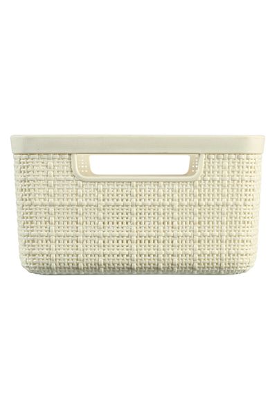 CURVER ,Jute,Small Storage Basket,5L,Off White Color
