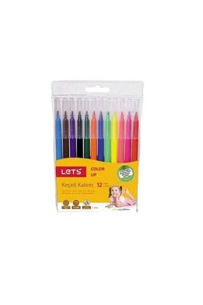Lets L-7012 12 Colors Jumbo Felt Pen