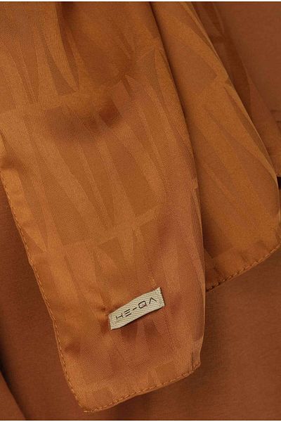 HEQA Şal jacquard cu model Jou colorat caramel