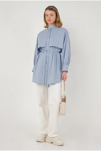HEQA Cămașă Baby Blue Windbreaker